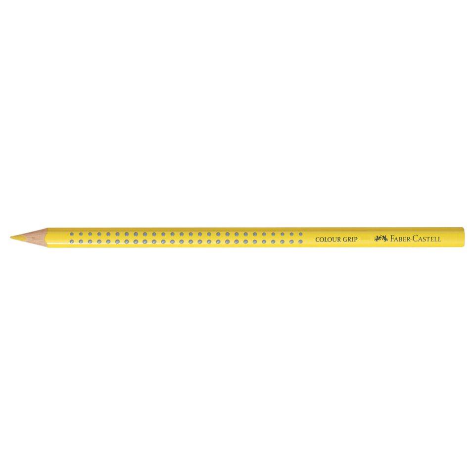 Buntstift, Gelb, Holzstift, Gepunktet, Colorgrip