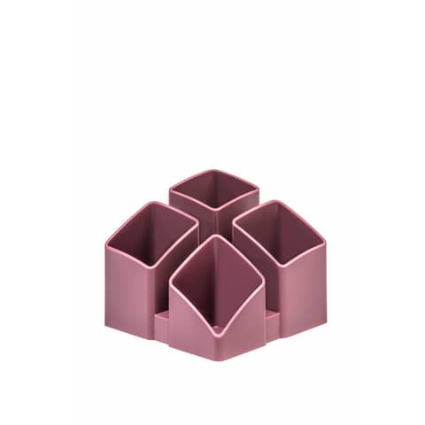 Schreibtischköcher SCALA, mit 4 Fächern und Kartenständer, savanne HAN 17450-87