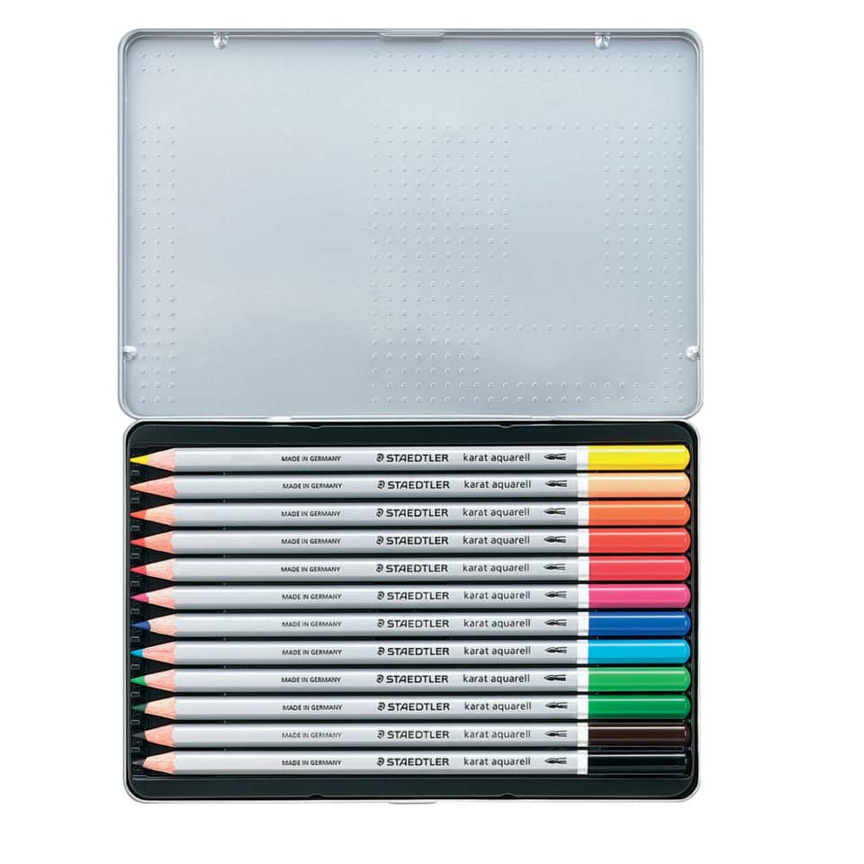Buntstifte, Kunstwerkzeug, Kunstset, Bleistiftset, Aquarellstifte