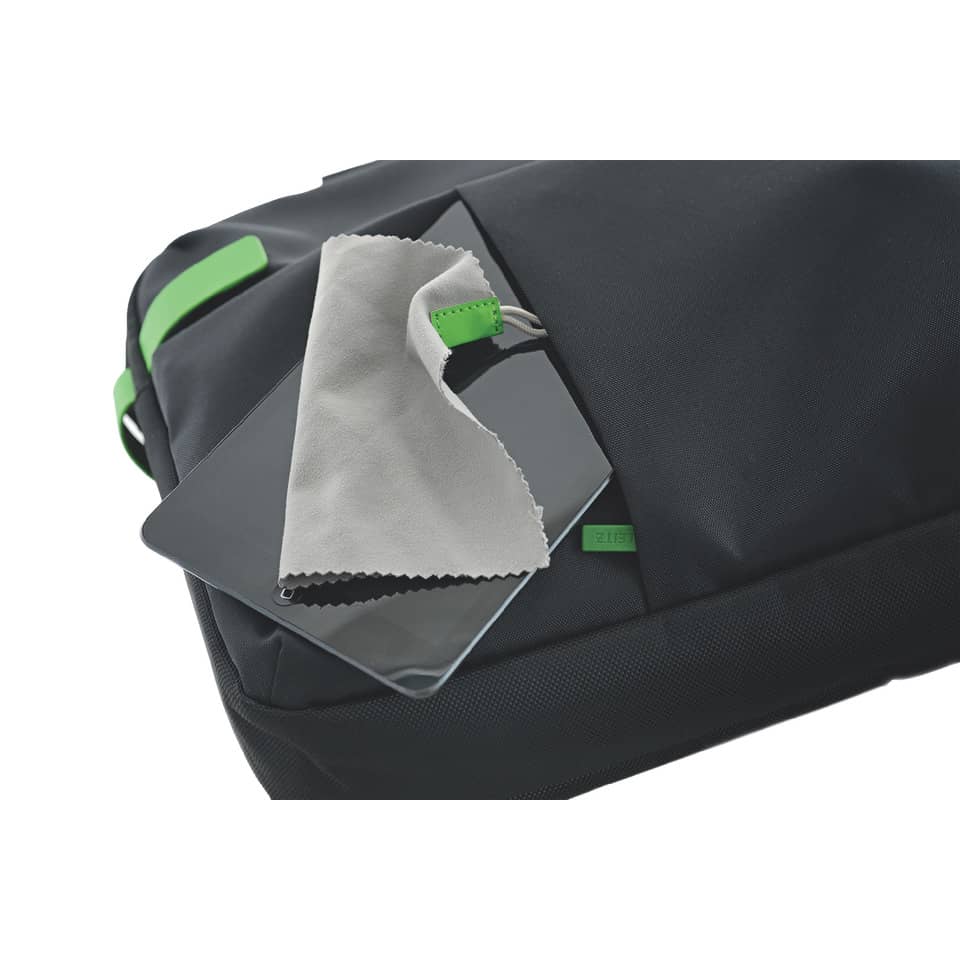Rucksack, Tasche, Material, Nylon, grüne Akzente