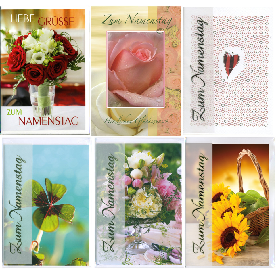 Blumen, Grußkarten, Kartenmotiv, Namensfeier, Dekor