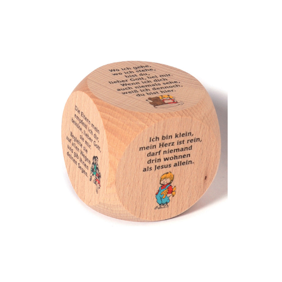 Holzwürfel, Holzblock, Kinderspielzeug, Kinderillustrationen, Textwürfel