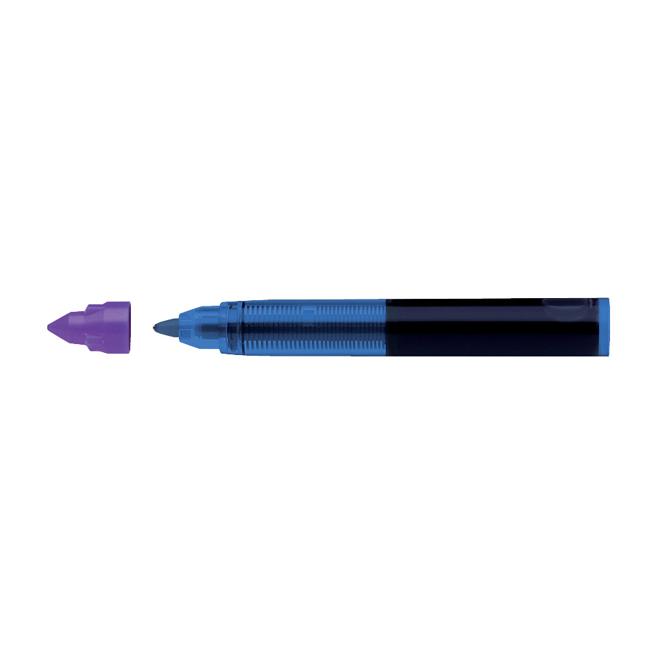 Marker, Permanent marker, Feiner Punkt, Blauer Körper, Kappe blau marker, Marker, Whiteboard, Permanent, Blue cap, Chisel tip