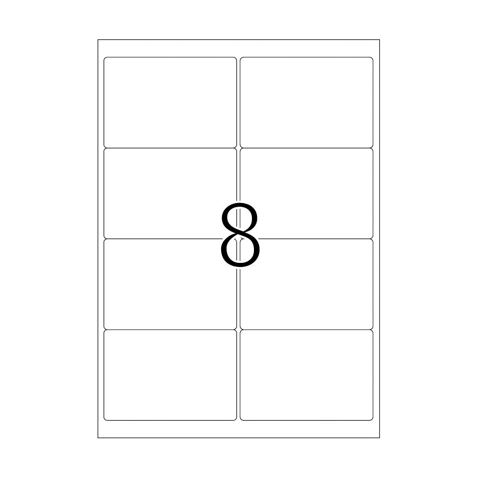 Aufkleber, Kartenlayout, Raster, 8er Raster, Bildplatzhalter