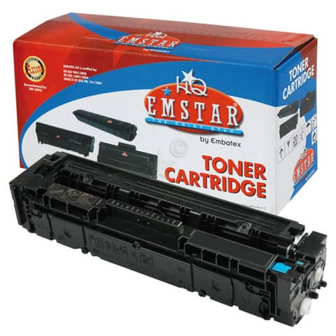 Lasertoner cyan   CF411A 410A EMSTAR H877