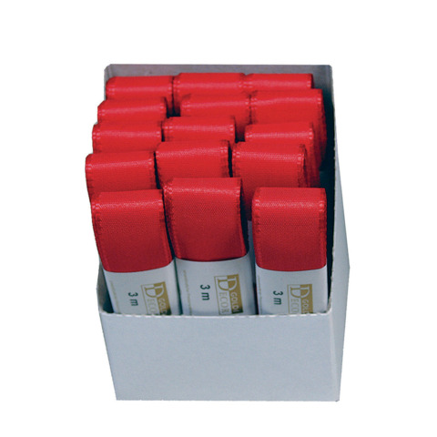 Taftband, 25mmx3m, rot GOLDINA 1445025201503