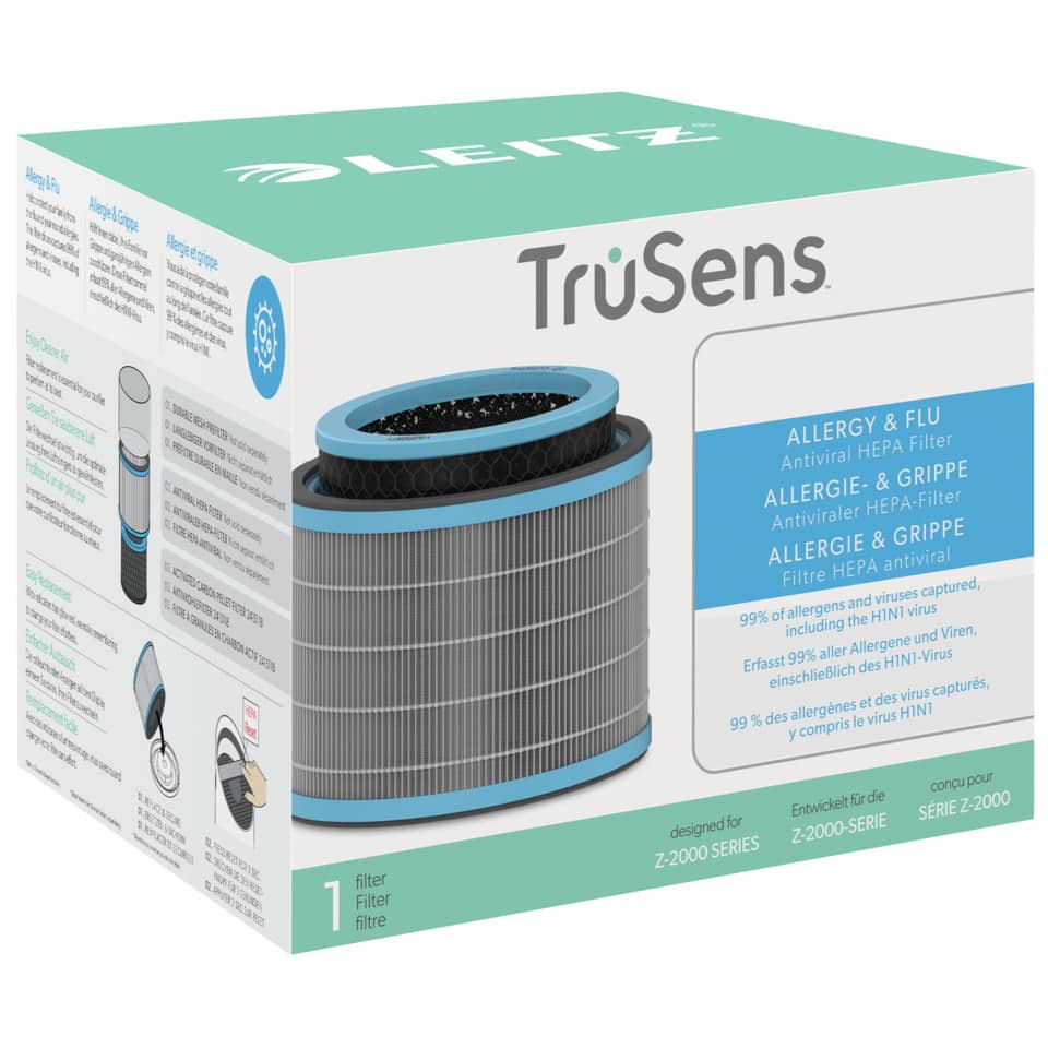 HEPA-Filter, Luftfilter, TruSens, Allergy, Grippe
