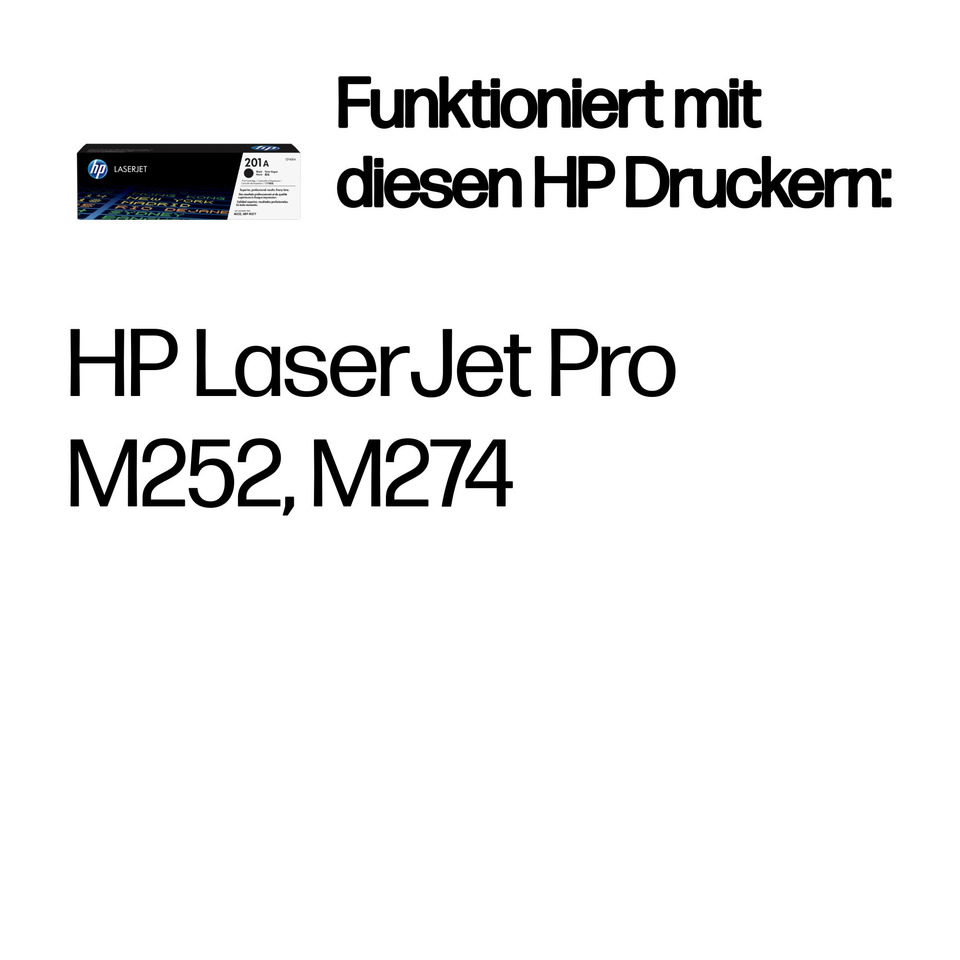 Druckerpatrone, HP 201A, Lasert Jet, Toner, Druckerzubehör