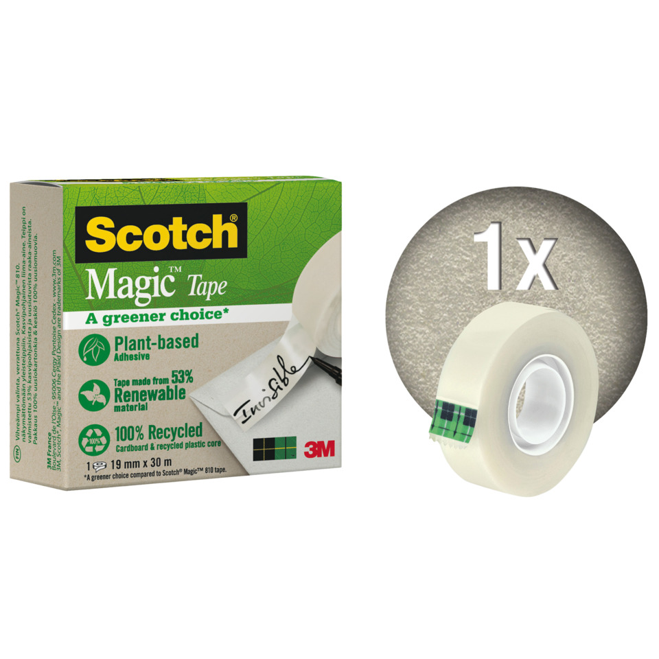 Klebeband, Magic Tape, Grüner Stil, Recyceltes Material, Plant-Based Adhesive