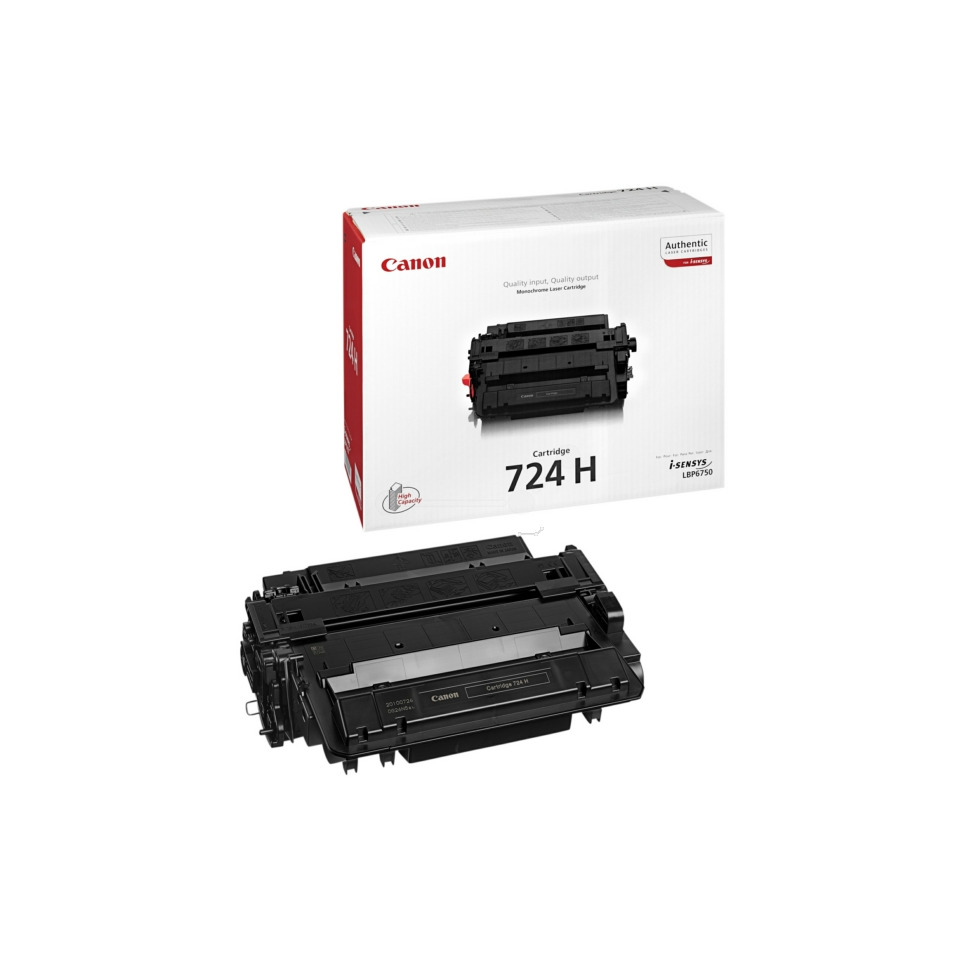 Toner, Kassette, Canon 724H, Lasertoner, Druckerpatrone