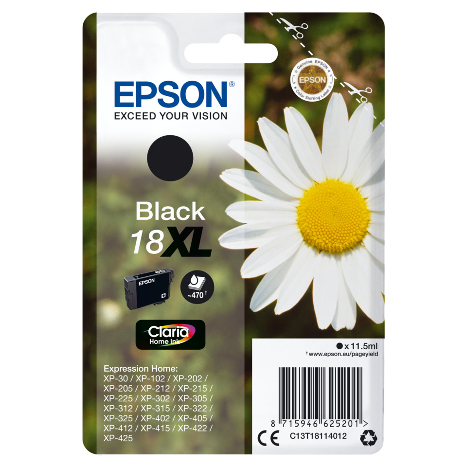 Tintenpatrone, Schwarz, XL, Druckerzubehör, Epson sichtbar?