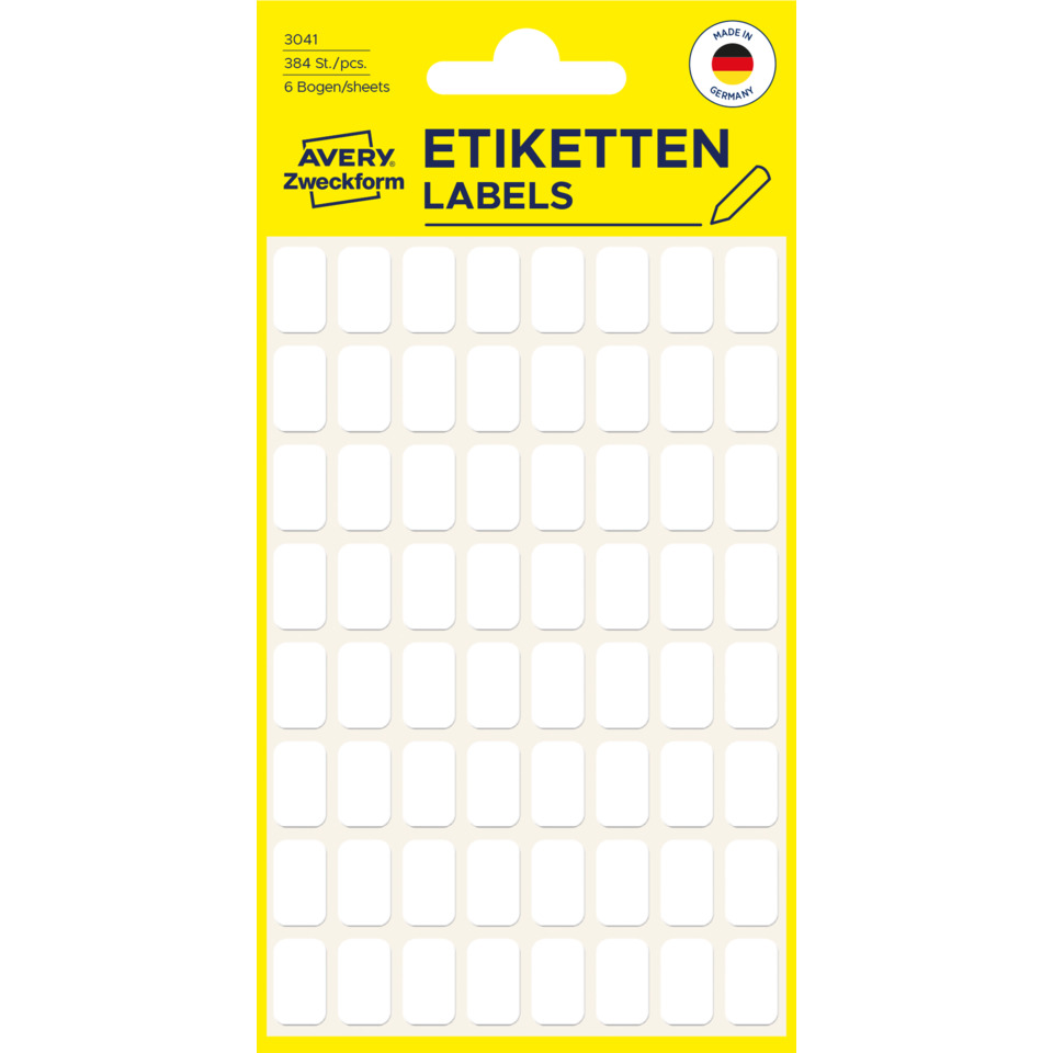 Etiketten, Labels, Aufkleber, Klebepunkte, Zweckform