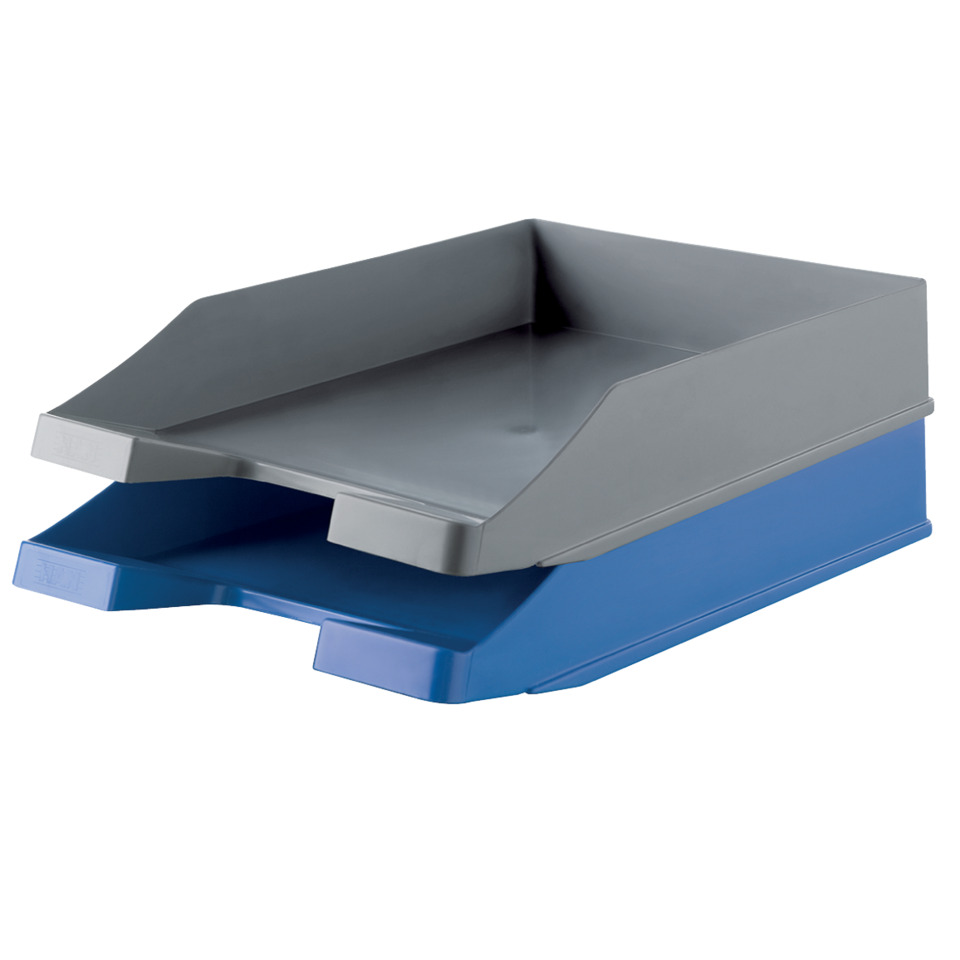 papierablage, einlegevorrichtung, aktenablage, schubladeneinsätze, blau, grau