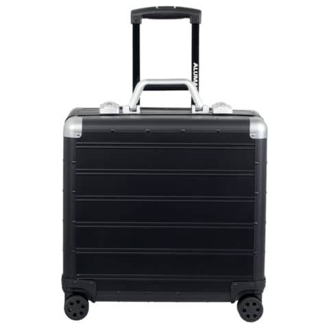 Business Trolley GEMINI Aluminium 42,5 x 40 x 21 cm schwarz matt ALUMAXX 45173 Business Trolley GEMINI Aluminium 42,5 x 40 x 21 cm schwarz matt ALUMAXX 45173