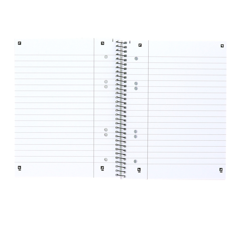 spiral notebook, liniertes papier, Spiralbindung, Lochung, Binder Lochung