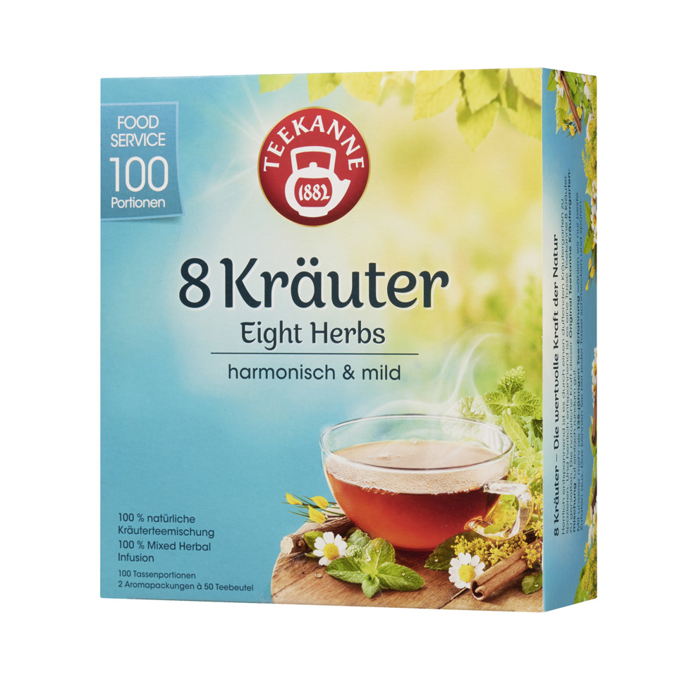 Kräutertee, 8 Kräuter, Teemischung, Klarer Tee, Kräutertee-Mischung