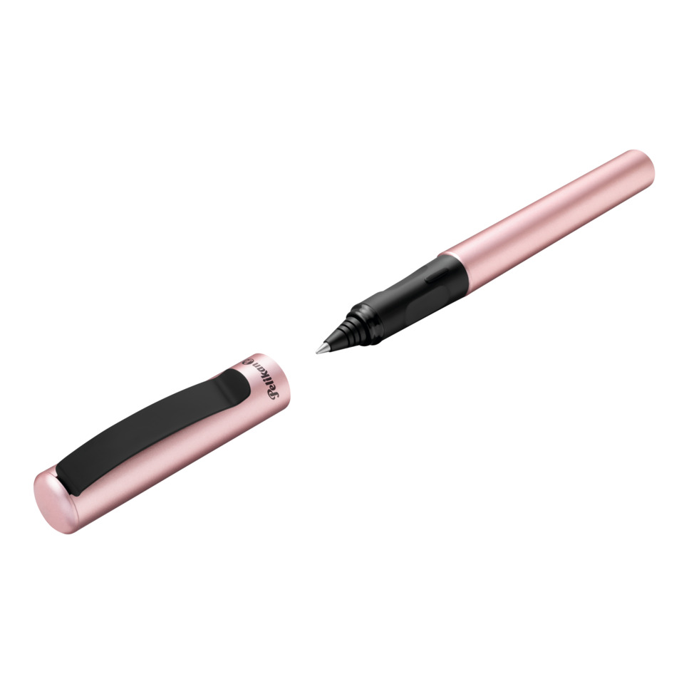 Kugelschreiber, Stift, Kappe, roségold, feiner Stift