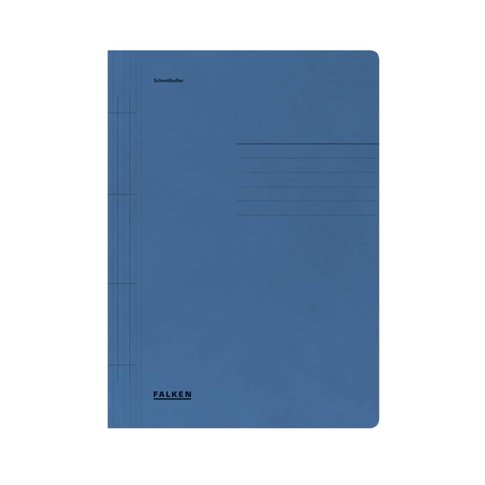 notizblock, notizbuch, blau, linierte seiten, falken