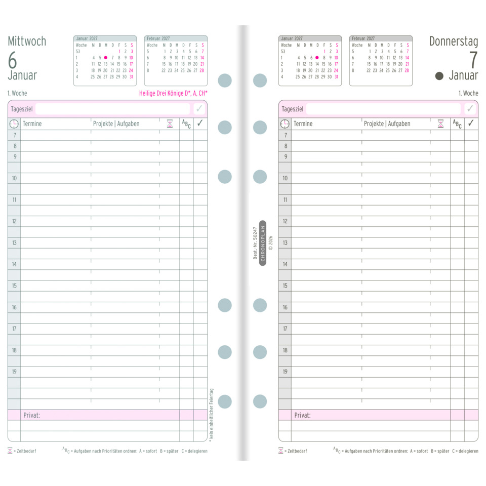 Kalender, Wandkalender, Januar, Planer, Termine