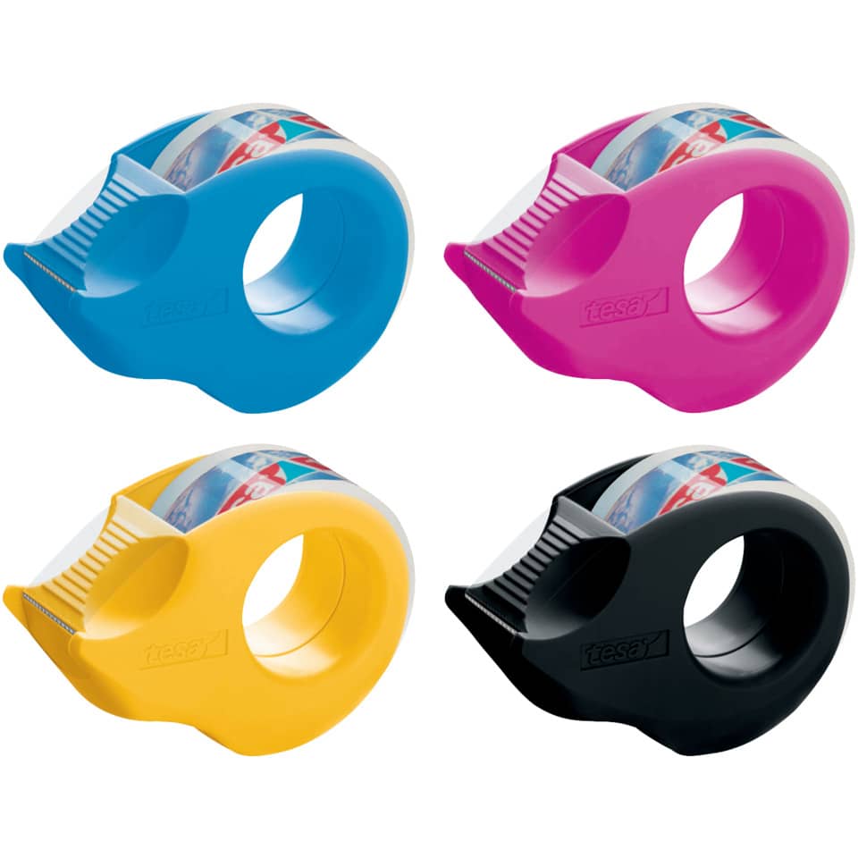 Schneideklinge, Abroller, Masking-Design, Bunt, Klebebandabroller