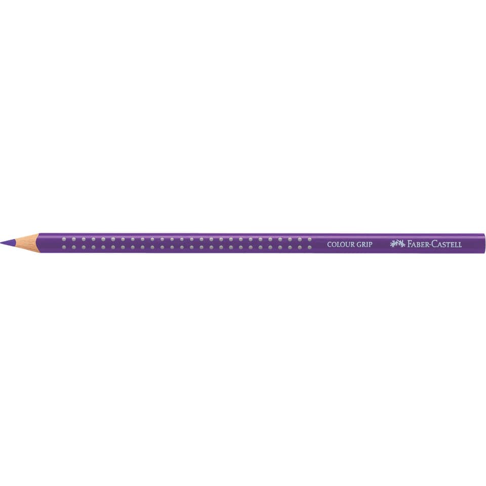 Bleistift, HB-Stift?, Buntstift?, Graphitstift, Lila Farbe
