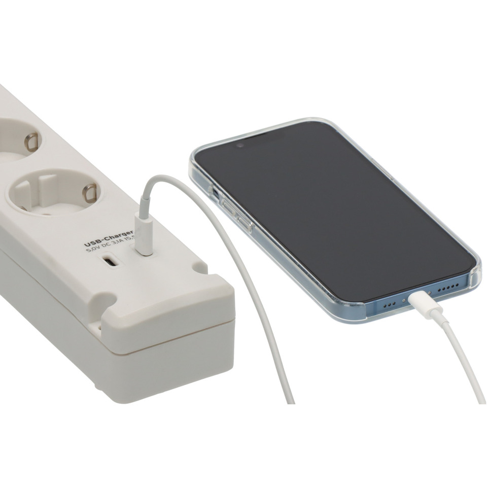 USB-Ladegerät, Steckdosenleiste, Smartphone-Ladegerät, USB-Kabel, Kabelsalat?