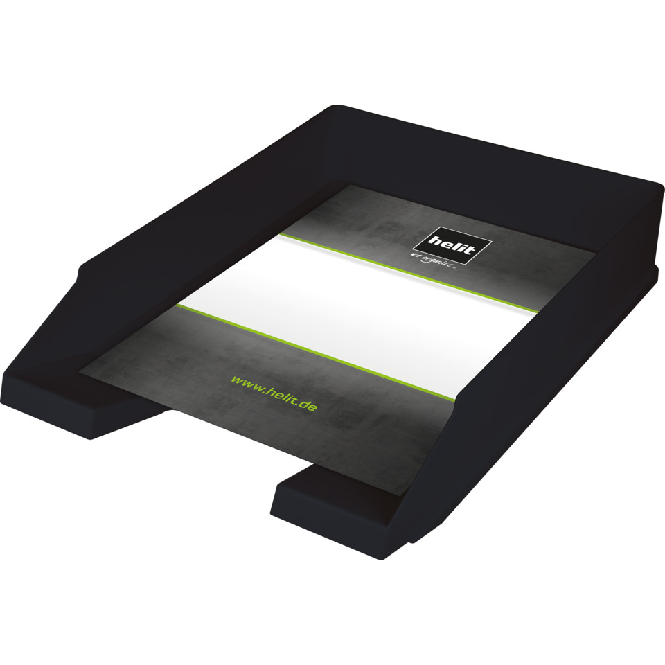 document holder, card scanner, metal plate, dark frame, green accent