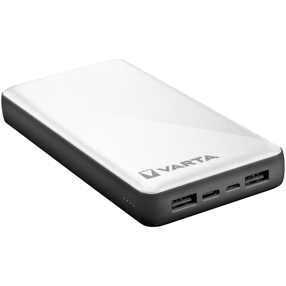 Power bank, USB-C, USB-A, Qi Charger, Varta