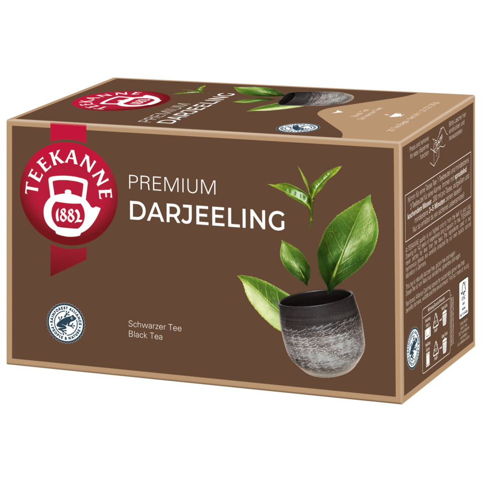 Darjeeling, Schwarztee, Kleiner Kegel, Teekanne, Premium