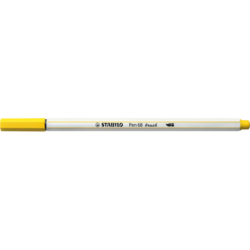 Marker, Stift, Pinsel, Gelb, STABILO