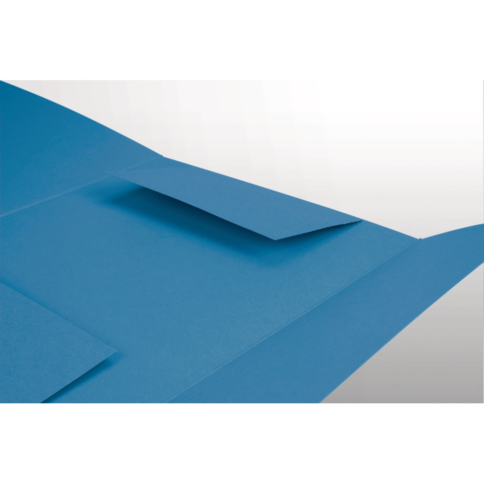 Blue envelope, Abschlussm hat, Papier, gefaltete Kanten, Flachliegend