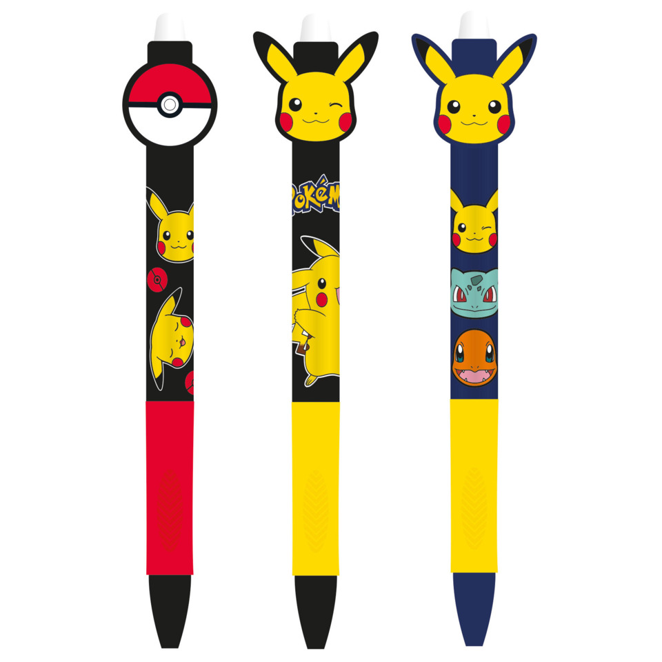 pokémon stift, bleistift, zeichenstift, gelber charakter, bunter stift