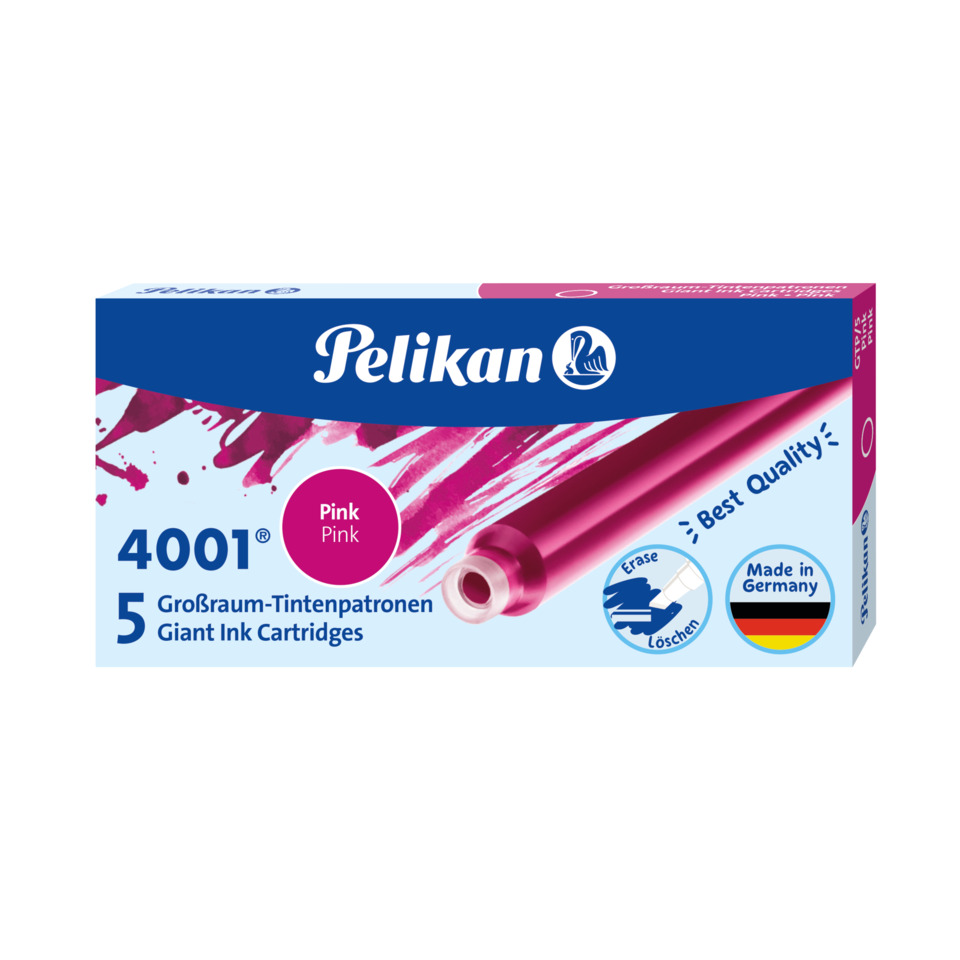 Großraum-Tintenpatronen, Pink-Tinte, Giant Ink Cartridges, Tintenpatronen, Made in Germany