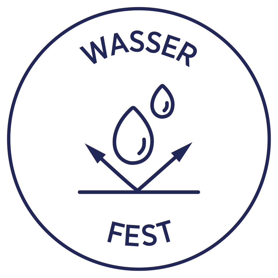 Wasserfest, Kleidung, Waschsymbol, Tropfen, Pflegehinweis