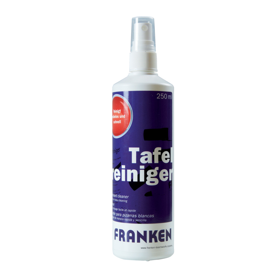 Reinigungsmittel, Sprühreiniger, Tafelreiniger, Flasche, 250 ml