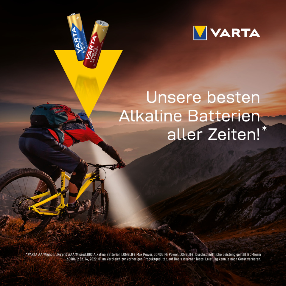 Alkalische Batterie, Batterien, Radsport, Berglandschaft, Lampe