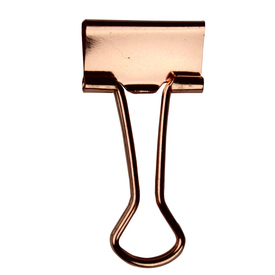 clips, Binder, Metallclip, Rosegold, Büro Zubehör