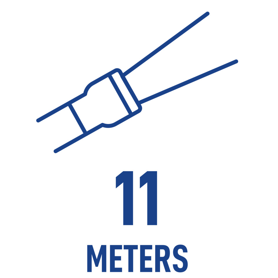 kabel, draht, ziehen, spannung, 11 meter