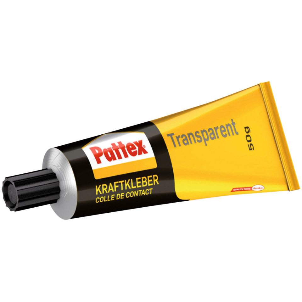 Kleber, Kraftkleber, Transparenter Kleber, Kontaktkleber, Gelb-orange Tuben