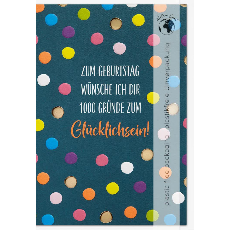 karte, glückwunschkarte, geburtstag, konfetti, kartenvorderseite