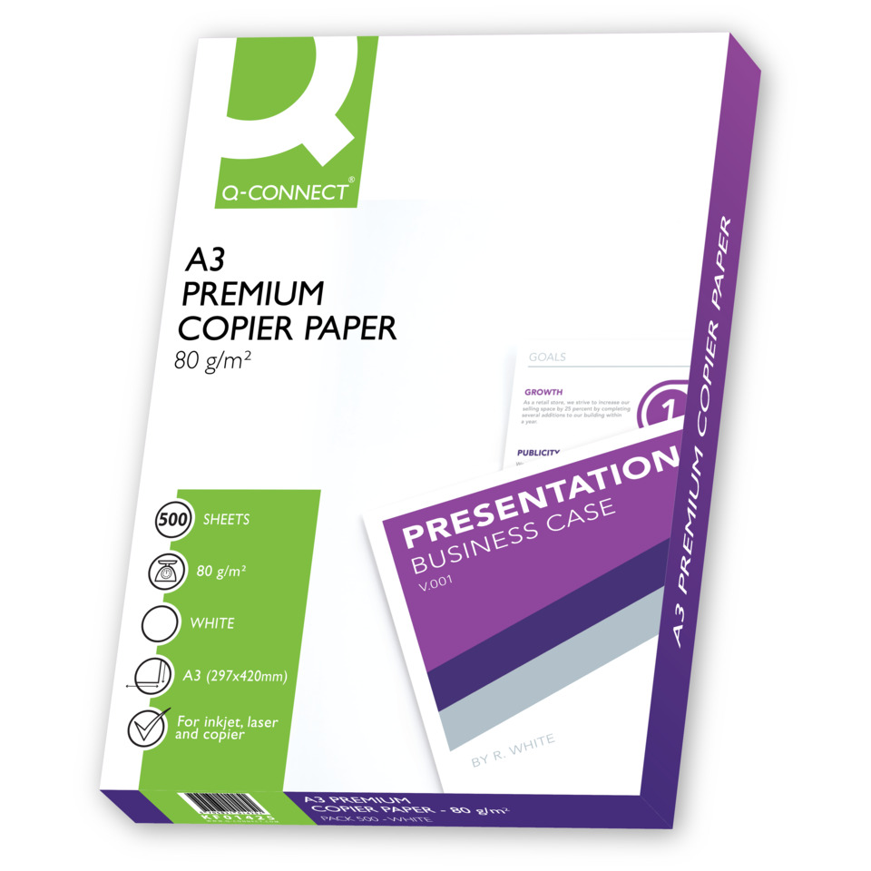 A3, Premium, Kopierpapier, 80 g/m², weiß