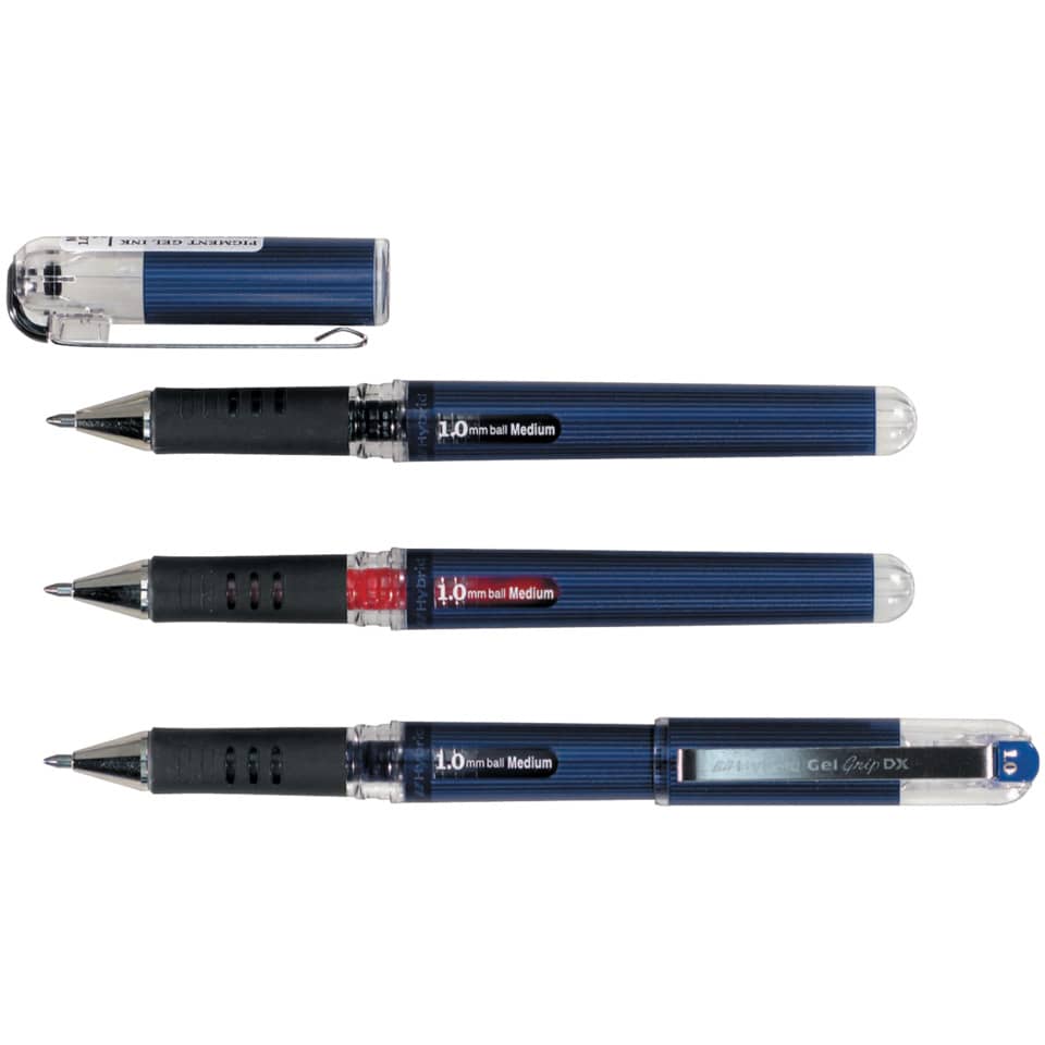 Füllfederhalter, blauer Gehäuse, 0,5 mm, Mittel, Gel-Tinte