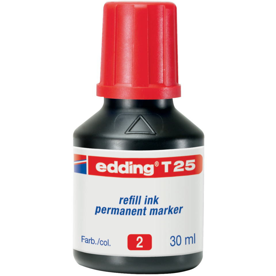 Nachfülltinte Permanentmarker, 30ml, rot EDDING 4-T25002
