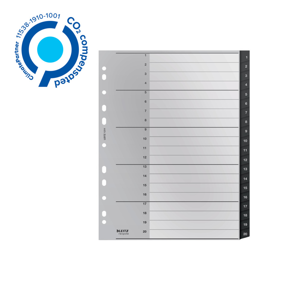 Spiral binding, Leitz Recycle, A4 binder, Divider sheets, Archive binder, DIN A5, Rasterblock, Trennlinien, Spiralbindung nicht sichtbar, Papierblock, Leitz Recycle