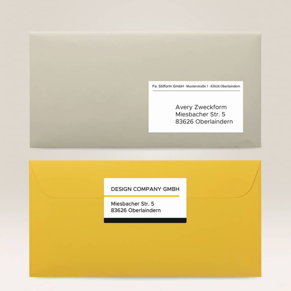 envelope, gold envelope, gray envelope, stationery, address label