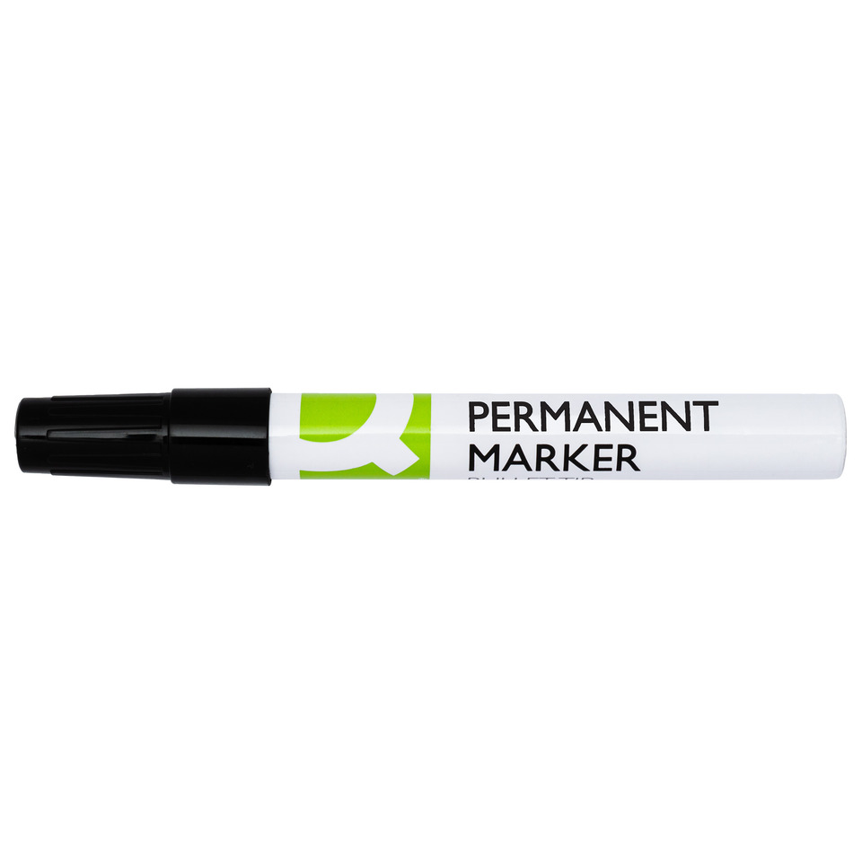 Permanentmarker, Markerstift, Weißer Marker, Schwarze Kappe, Filzspitze