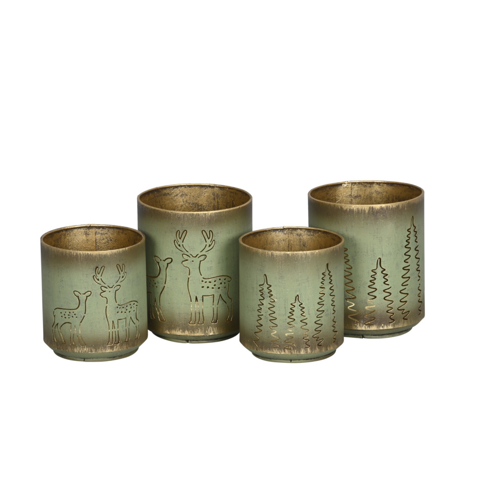 kerzenhalter, kerzenständer, holzoptik, deko, waldtiere