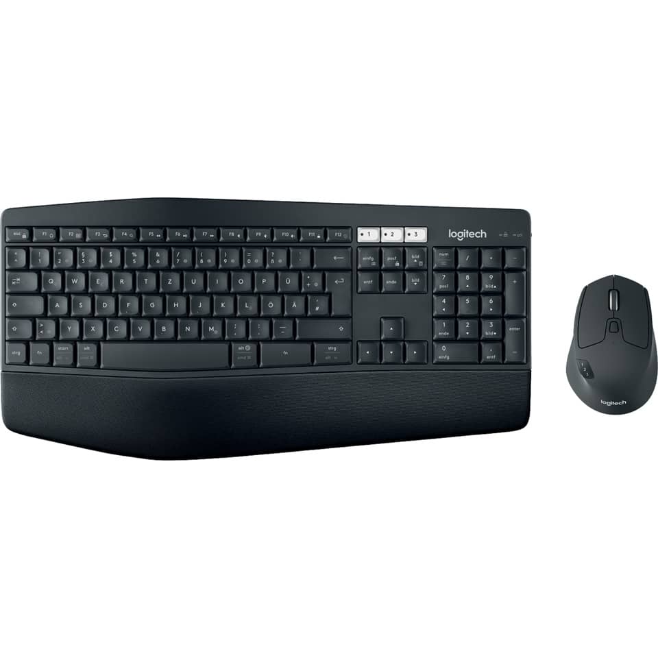 Tastatur, Kabellose Tastatur, QWERTZ, Full-Size, Scrolltasten
