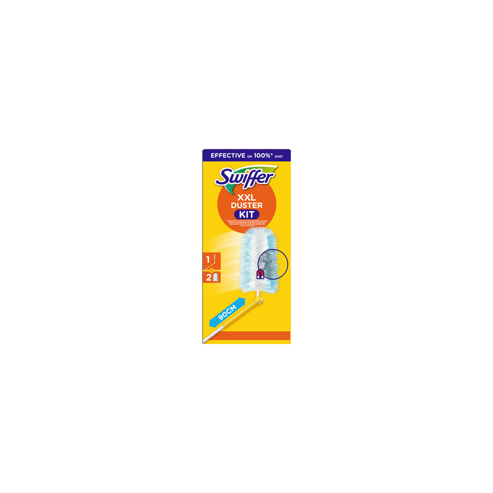 Duster Kit, Mikrofasertuch, 90 cm, Wischerkopf, Besenrolle