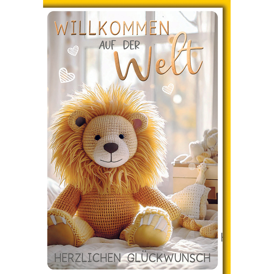 Plushie, Löwe, Samtiges Fell, Gelb, Spielzeug